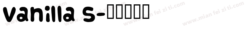 vanilla s字体转换
